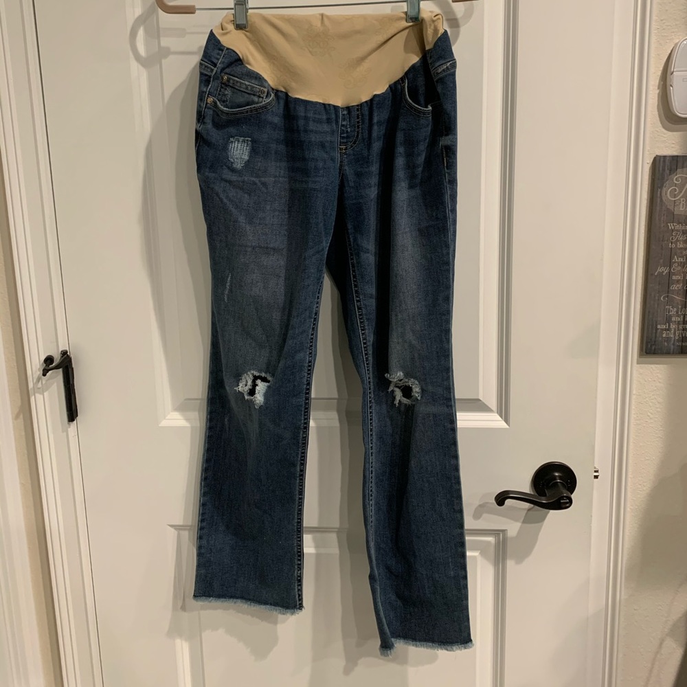 Jessica Simpson Maternity Ripped Jeans